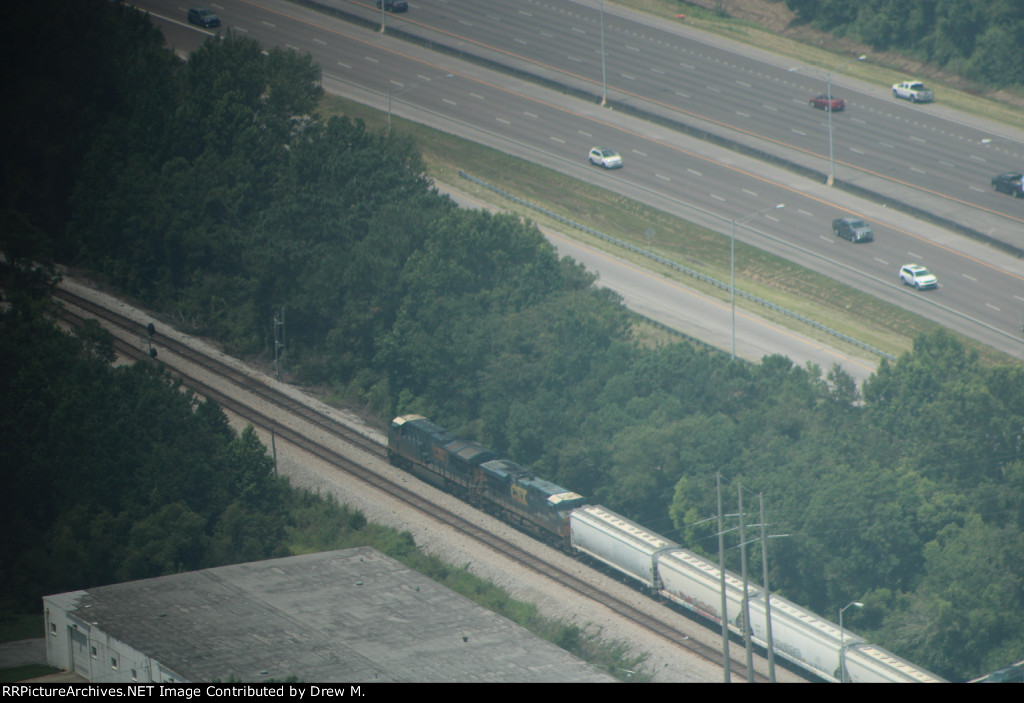 CSX Manifest at Brookley Siding 